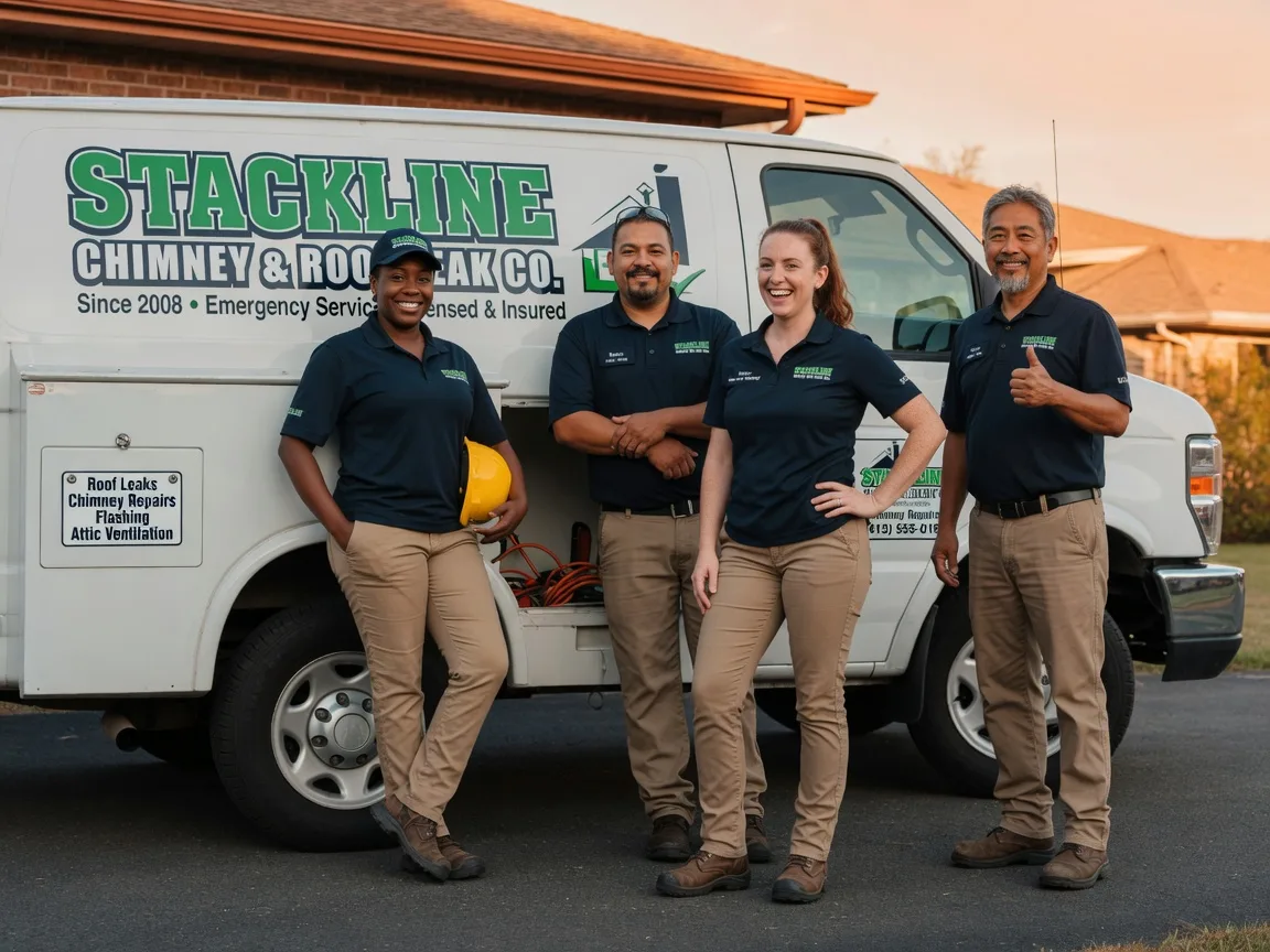 Chimney flashing repair company in Lake George, MN